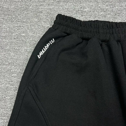2026ss Summer Embroidery Mertra Shorts High Street Men Women Casual Drawstring Patchwork Splicing Cotton Short Pants