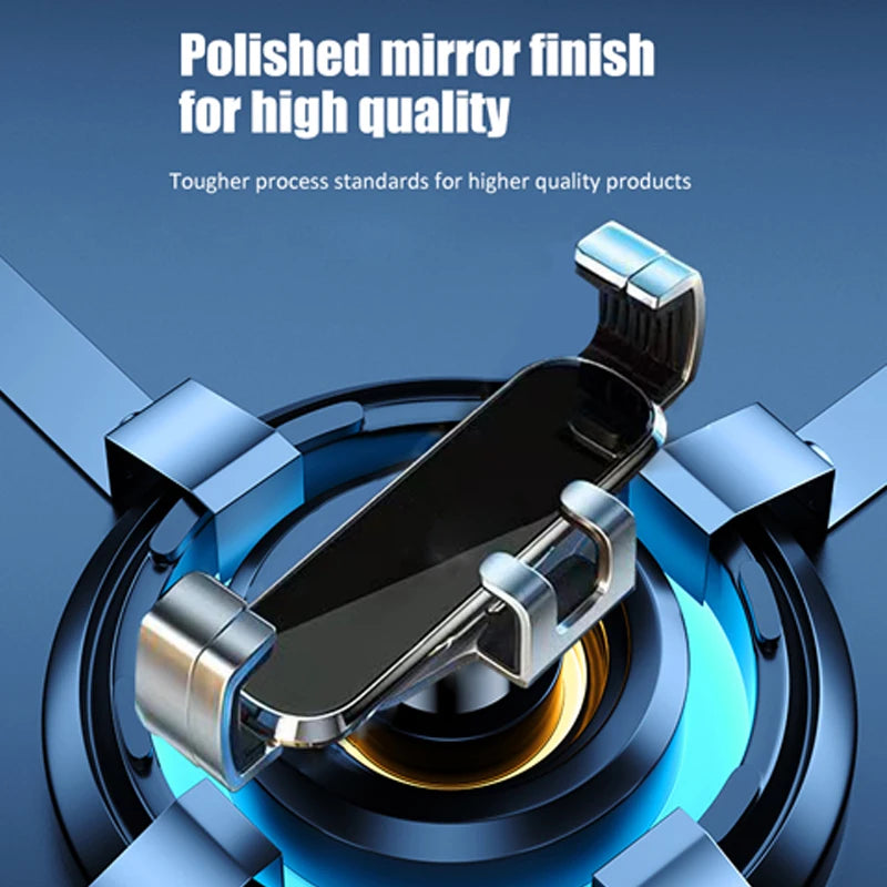 Car Phone Holder For Toyota Alphard 2015 - 2023 ANH30 Styling Bracket GPS Stand Rotatable Support Mobile Accessories