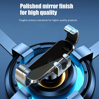 Car Phone Holder For Toyota Alphard 2015 - 2023 ANH30 Styling Bracket GPS Stand Rotatable Support Mobile Accessories