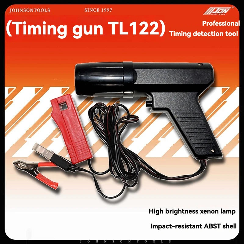 High-brightness timing gun, engine ignition timing light, automotive and motorcycle repair tools, durable handle, precise adjust