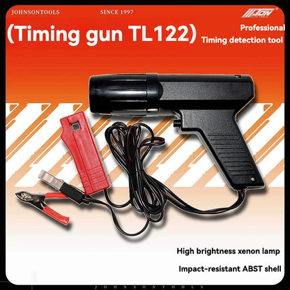High-brightness timing gun, engine ignition timing light, automotive and motorcycle repair tools, durable handle, precise adjust