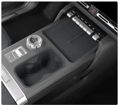 For Chery ICAR V27 2026 Silicone Cup Holder Mat Wireless Charging Anti Slip Pad Tailgate Storage Box Interior Accessories Kit