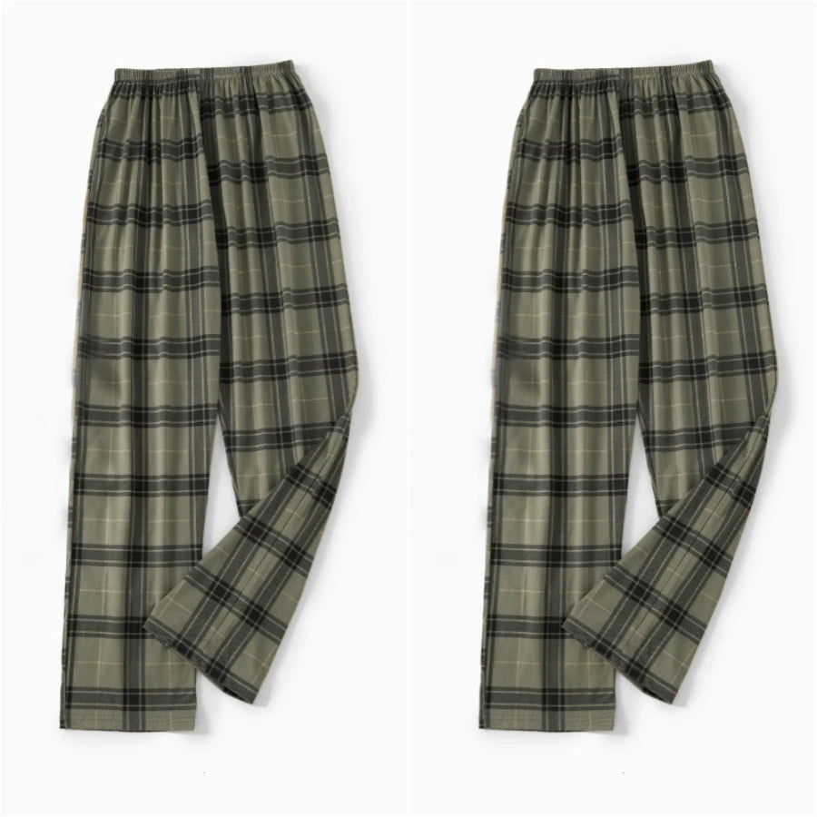 Men's Pajama Pants, Men's Pants, Spring & Fall Single-Piece Home Pants That Can Be Worn Outside, Korean Style Home Pants, Autumn and Winter Styles