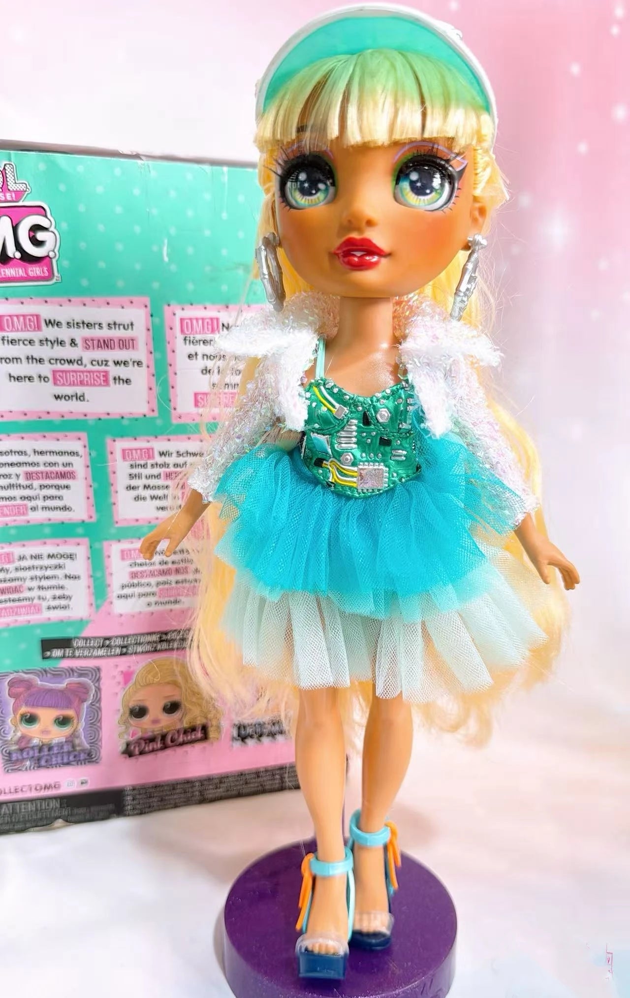 New Rainbow Doll High 25-30cm Fashionable Super Large Sister DIY Dress up Doll Toy Not Including Bracket Excluding packaging box