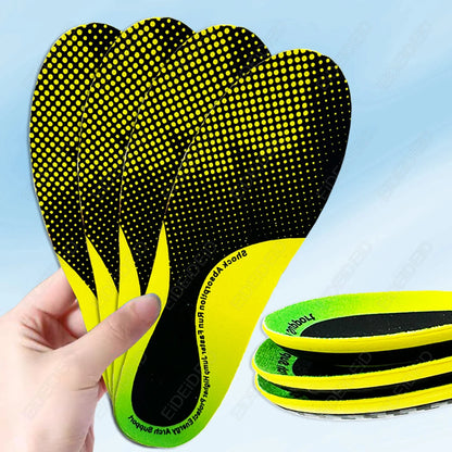 Outdoor Foot Sports Carbon Fiber Insoles Shock Absorption high Elasticity Full Palm Foot Protection Midsole Plate Insoles Unisex