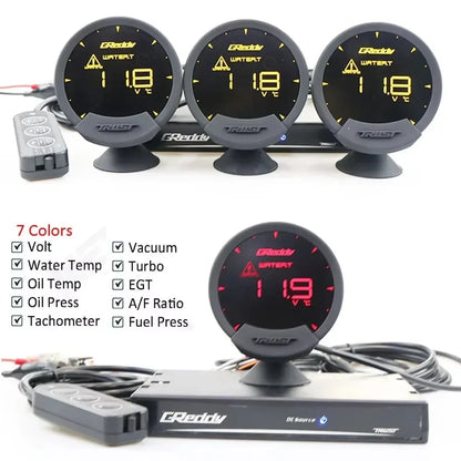 GReddi Sirius OBD2 Adjustable New Universal LCD Meter LED Display