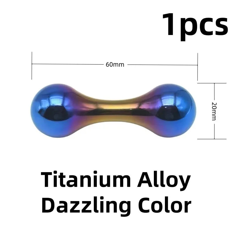 Funny Titanium Alloy Begleri Spinner Adult Fidget Toy Stress Relief Knucklebone Metal Finger Spinners Rotating Tabletop Gadgets