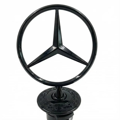 Car Bonnet Label Badge 3D Star Zinc Alloy Car Front Hood Emblem Mercedes Benz  W203 W204 W205 W206 W212 W213 W222 W223 E300 WWWA