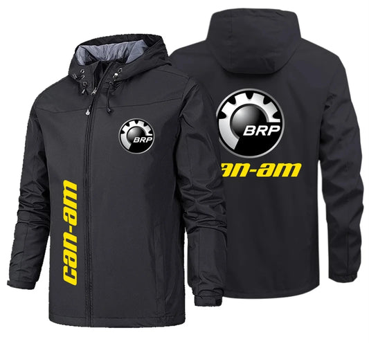 BRP Can am Logo Printed Men's Tactical Military Jacket Outdoor Hoodie Zipper Casual S-5XL 2024 Spring and Autumn New Collection