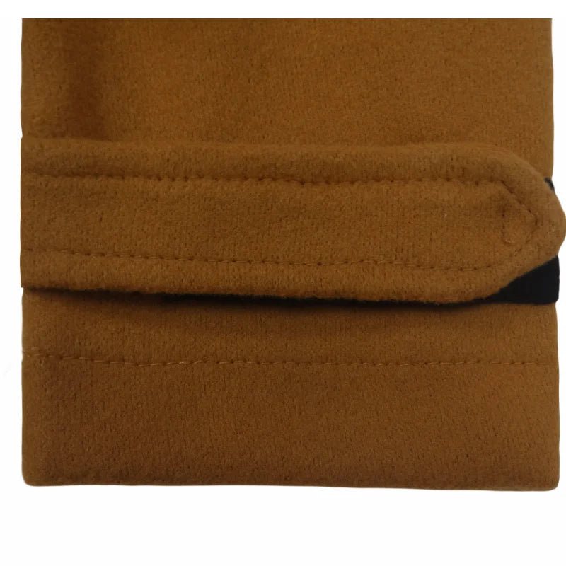 Streetwear Men's Jacket Casual Trench Horn Buttons Loose Hooded Outerwears Jackets Extra-long Men Clothing For Autumn Winter