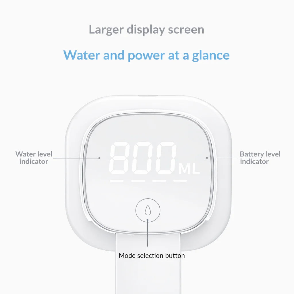 Foldable Electric Water Bottle Pump USB Rechargeable Automatic Dispenser Button Control Portable for Home Office Outdoor Travel