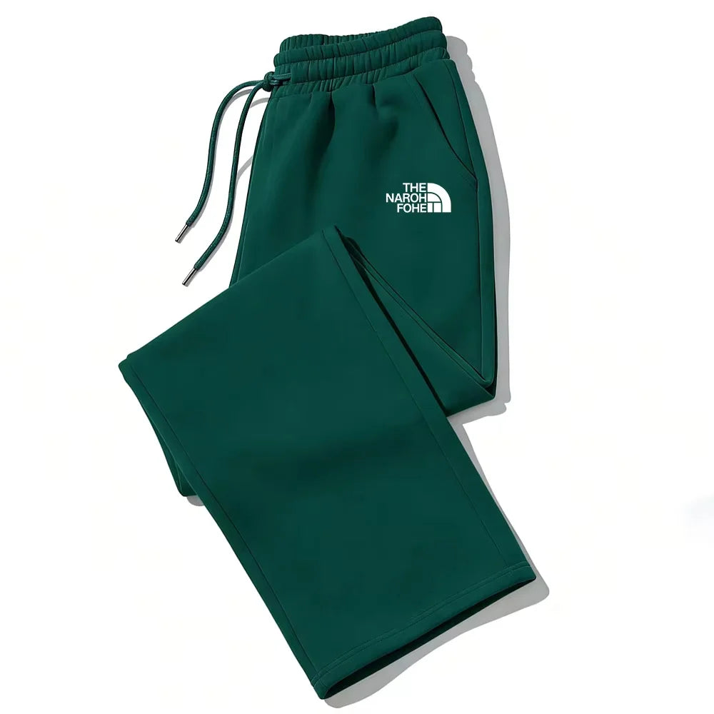 Autumn and Winter Jogging Sports Plus Velvet Wide Leg Pants Are the Ideal Choice for Men's and Women's Casual Pants.