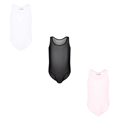 3 Colors Men Bodysuit Underwear Mesh See Through Sexy Sleeveless Thin Rompers Underwear Skinny Fashion Male Bodysuits Thongs
