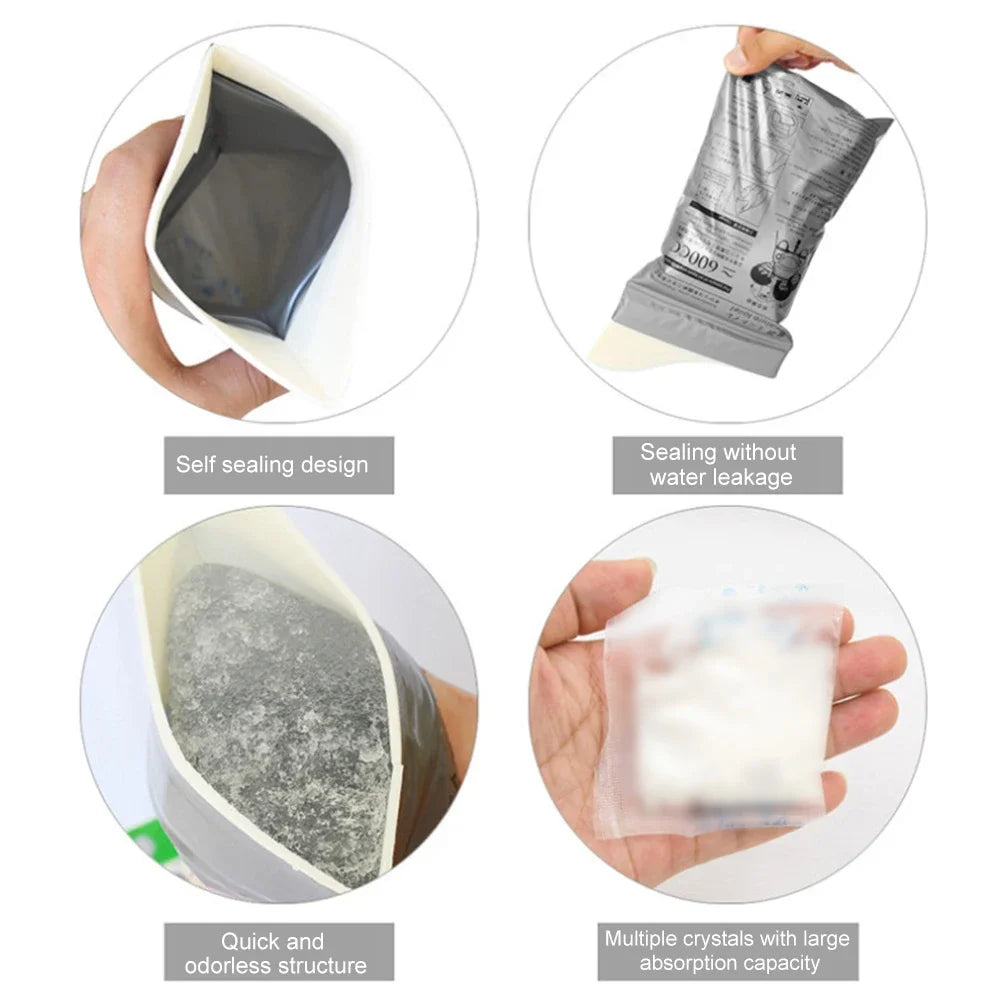 4-100Pc Outdoor Emergency Urine Bags 600ml Disposable Travel Mobile Toilet Portable Urinal Bag for Female Baby Male Vomiting Bag
