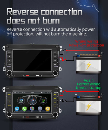 MEKEDE Android Autoradio For Volkswagen Passat b6 b7 golf 5 6 Polo Jetta Skoda Car Radio Multimedia PlayerGPS WiFi RDS Carplay