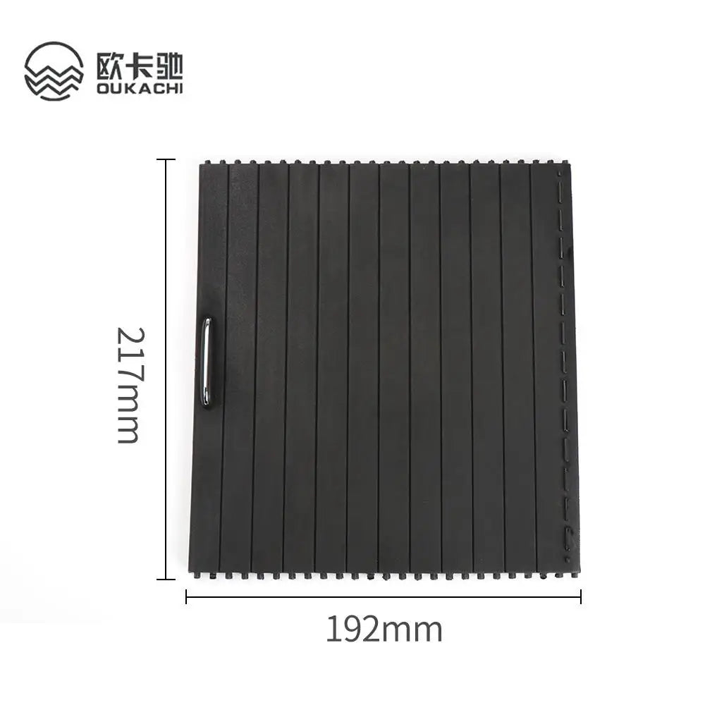 New  Car Center Console Shutters Cup Holder Slide Roller Blind Cover For Mercedes Benz Ml/Gl/Gle/Gls Class W166 W292 2012-2018
