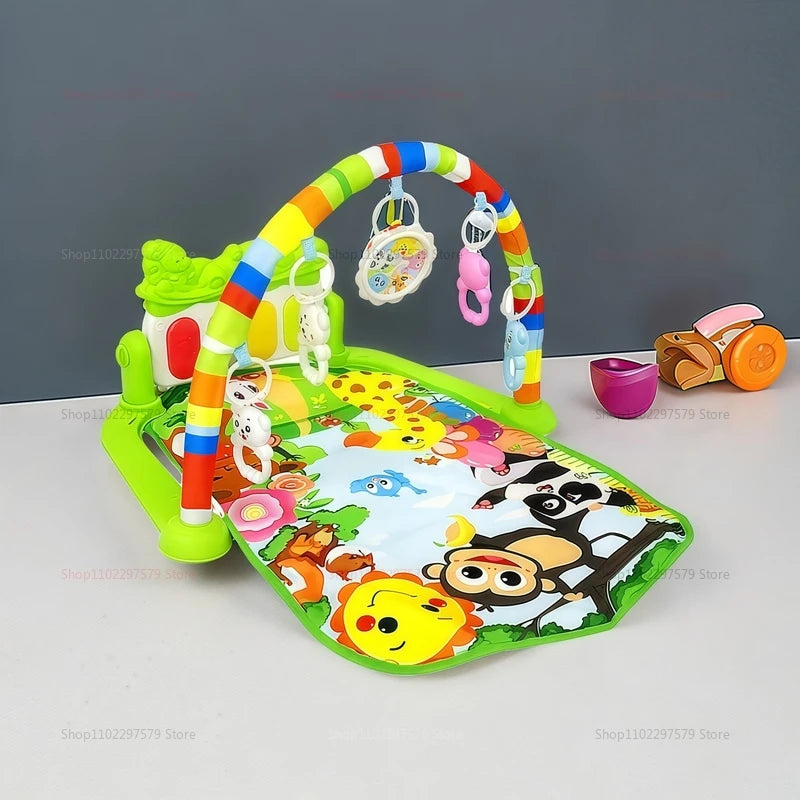 2026 Toddler Music Mat Pedal Piano Toy Baby 0-24 Year Old Kid Ear Kid Activity Gym Play Mat Crawl Game Baby Gift Infant Exercise