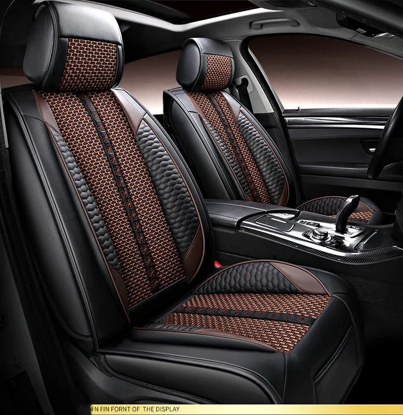 Full set car seat covers + Steering wheel cover for Haval M6 2025-2023 Top quality breathable seat cushion seat case for M6 2024