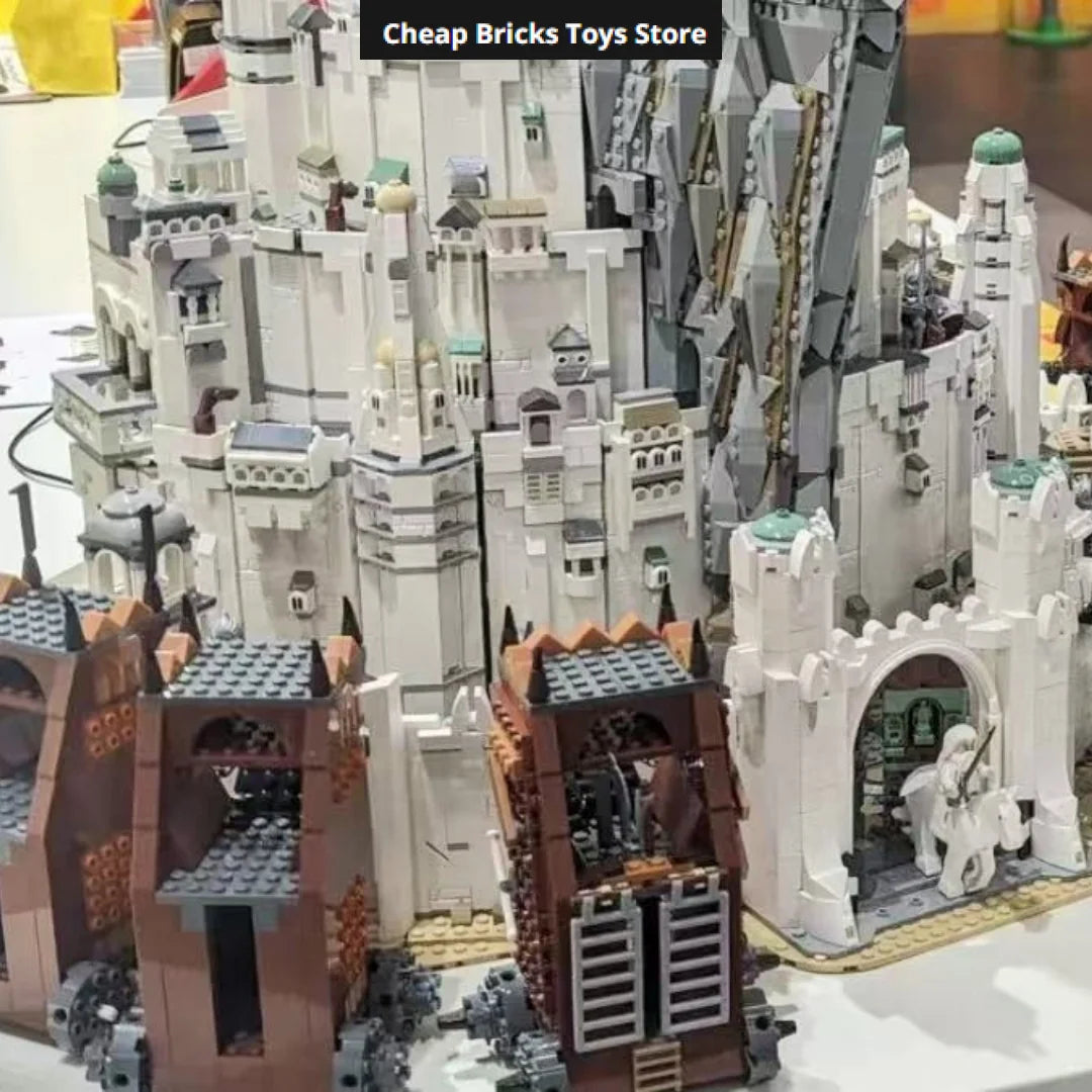 Cheapest 2026 Requiring Assembly 8278pcs Minas Tirith Bricks Building Blocks The City Capital Trendy Model Gifts for Adults Toys