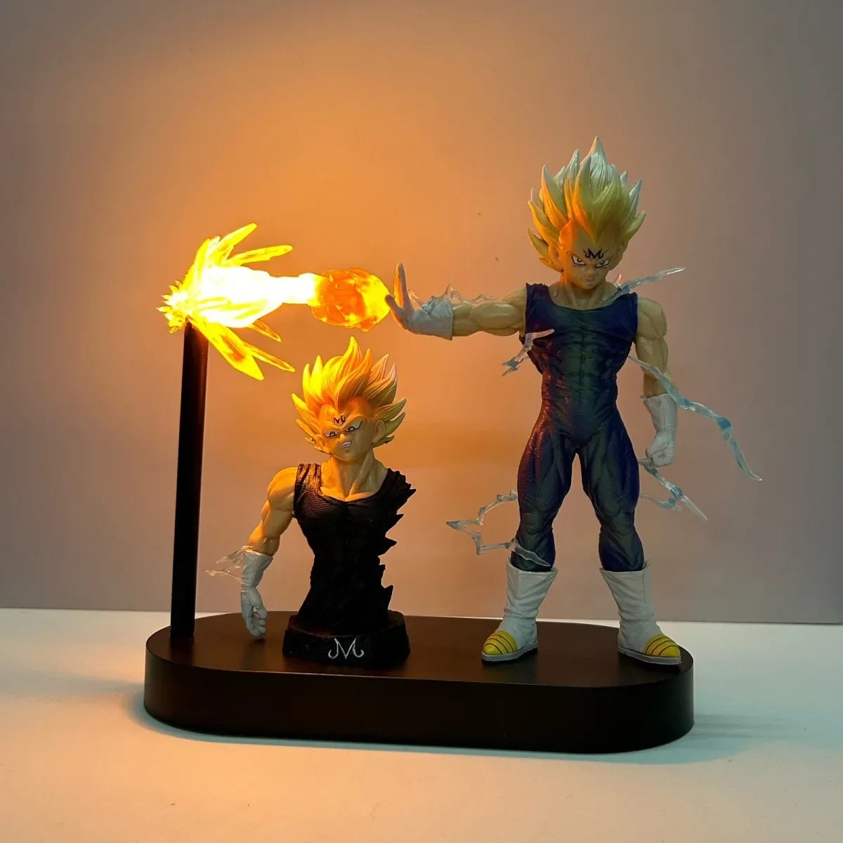 Anime Dragon Ball Super Saiyan Vegeta Hb Demonized Bust Figure Collectible Statue Model Resonance Series Shine Figure Toys Gifts