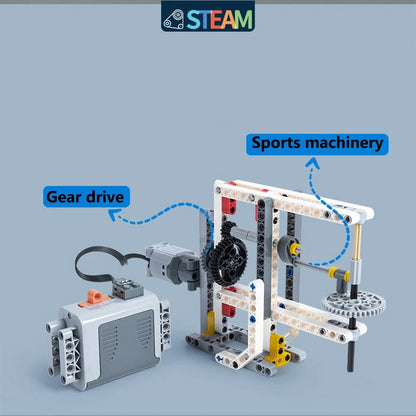 STEM MOC Building Set Technical Creative Assembly Bricks Educational DIY Model Learning Toy Holiday Gift