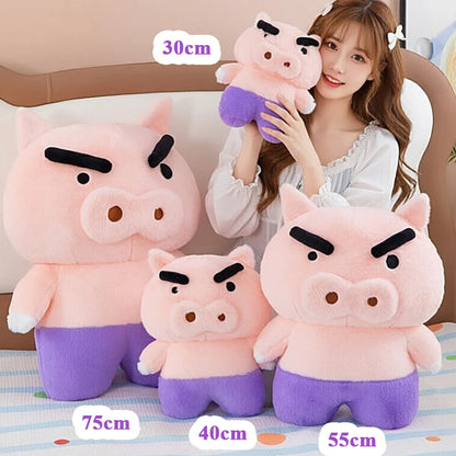 30-75cm Buriburizaemon Crayon Shin-chan Plush Toys Cartoon Plushie Anime Birthday Pillow Sofa Back Stuffed Gift for Kids Xmas