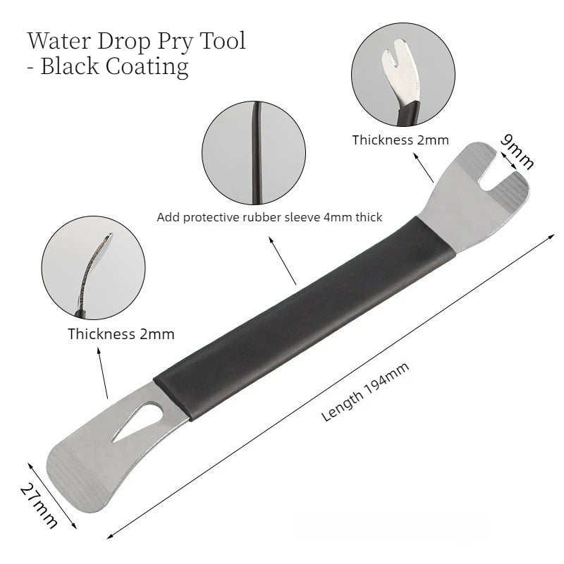 Special Stainless Steel Pry Bar For Auto Repair, Rust-Resistant, For Car Door And Dashboard Disassembly Tools