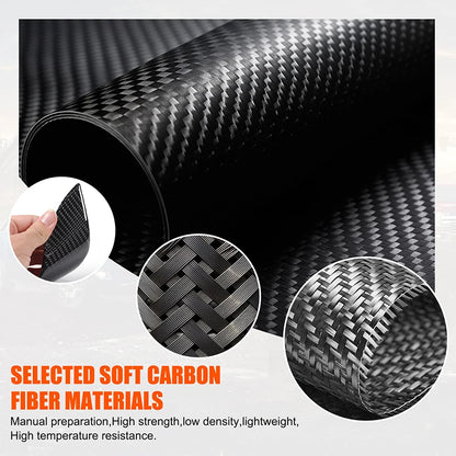 For BMW 6 Series E63 E64 2004-2010 Soft Carbon Fiber Gear Shift Air Outlet Window Lift Panel Dec Car Interior Accessory Sticker