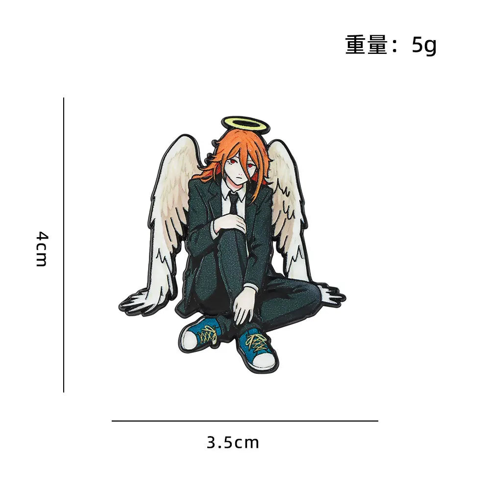 Cartoon Pins Metal Anime Badge Funny Comics Enamel  Cute Collar Pins Brooches Jewelry Lapel Pin Jewelry Collection Friend Gifts