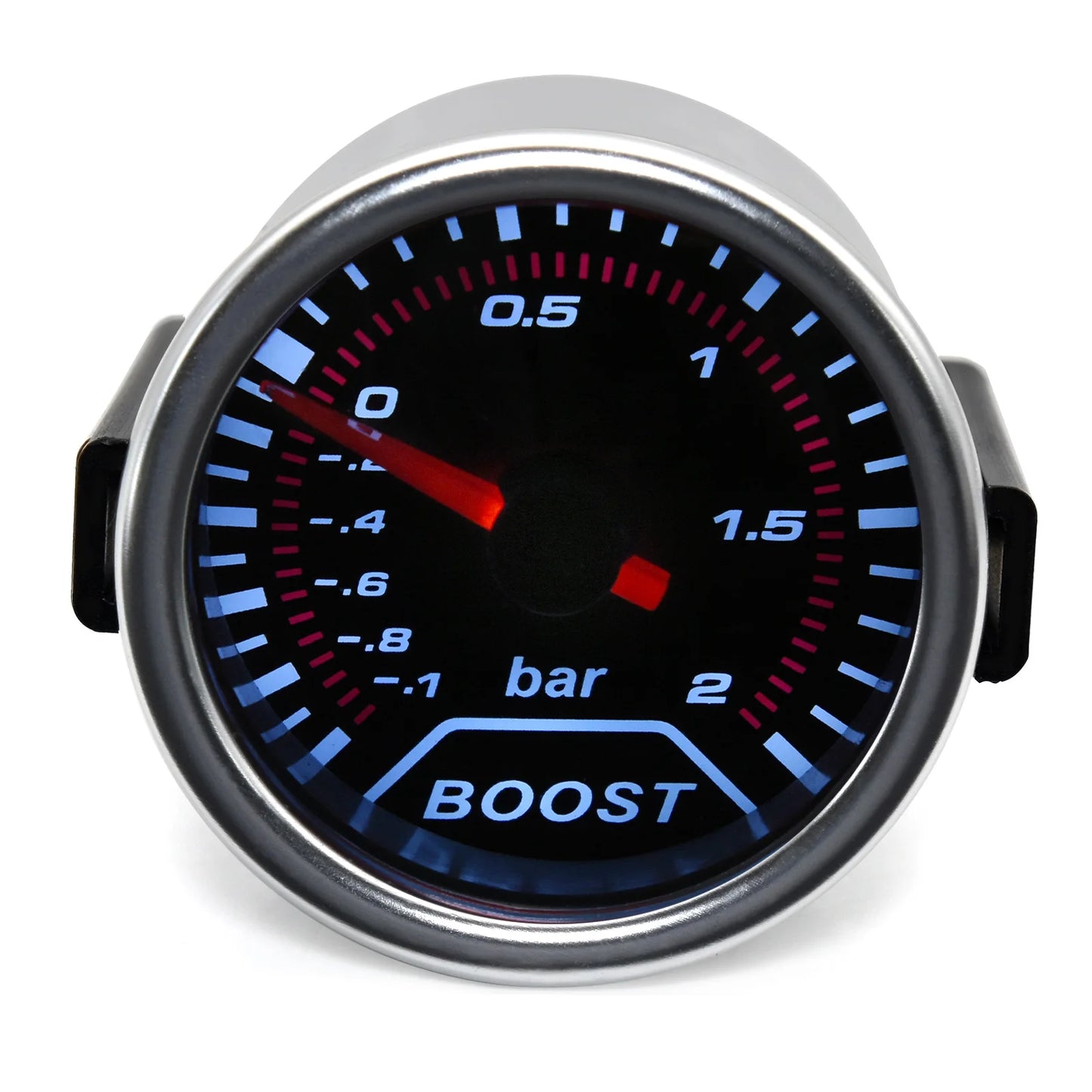 12V Boost Gauge Water Temp  2" 52mm LCD Display Turbo RPM Tachometer Oil pressure gauge with sensor -1-2.0-3.0 bar Racing Meter