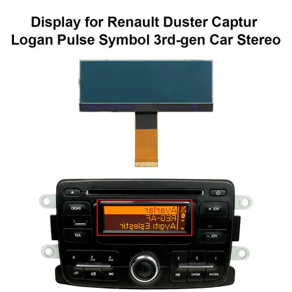 LCD Display Car Radio Stereo For Dacia Sandero Lodgy Renault Duster Logan Captur Pulse Lada Xray Citan AGC-1220RF-A AGC-0060RF-A