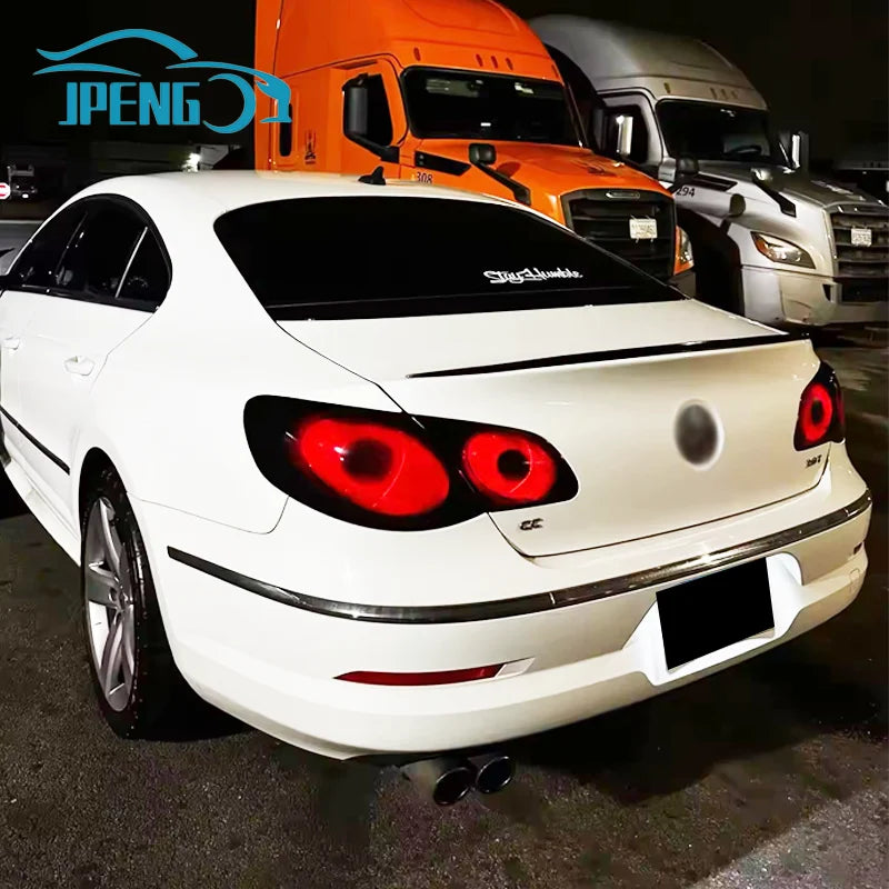 For 2009-2018 VW Volkswagen Passat CC Gloss Black Rear Trunk Spoiler Lip Bodykit Accessories