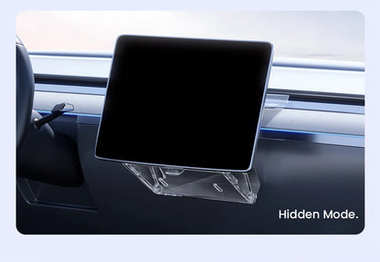 YZ For New Tesla Highland Model 3/Y/YL Juniper Tray Magnetic Under Screen Fold Storage Box ETC Screen Storage Box
