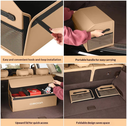 Suitable for Omoda s5 fx 9 EV PHEV C5 E5 C9 7 8plus car trunk storage box folding storage box large capacity storage box