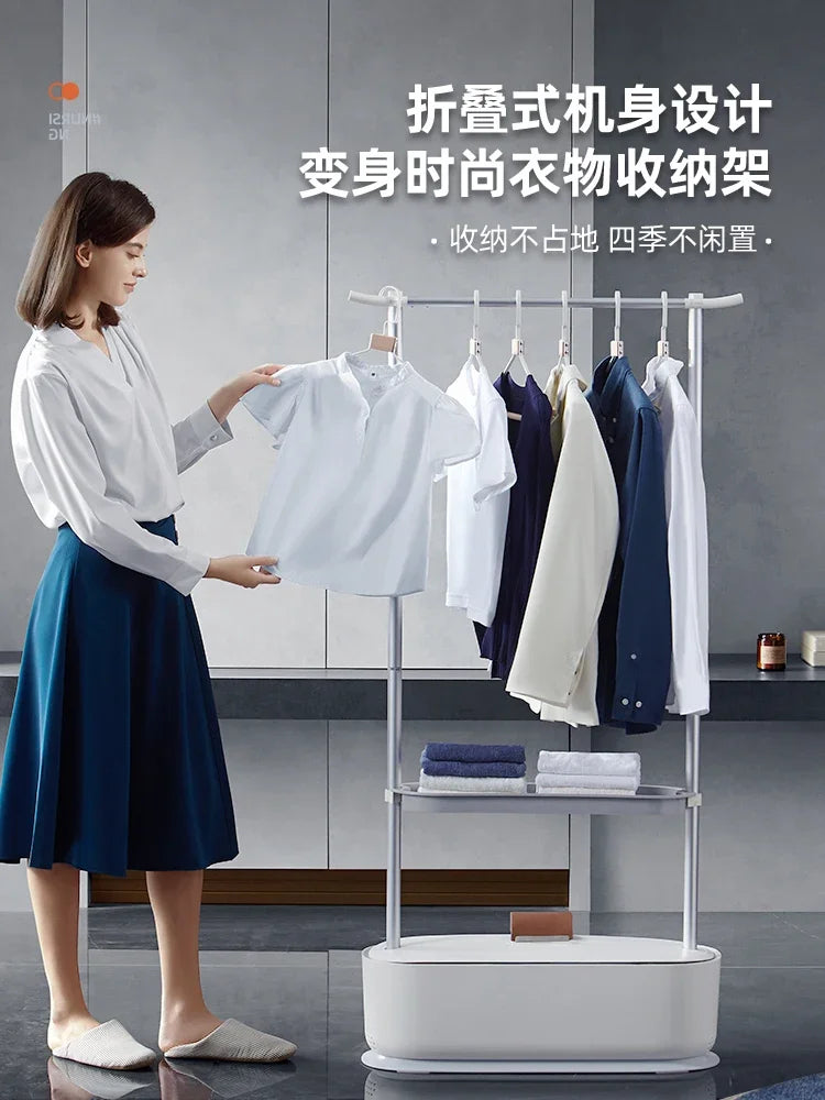 220V SOLEUSAIR Garment Steamer Full Automatic Steam Ironing Machine with Drying Function Home Use CCB