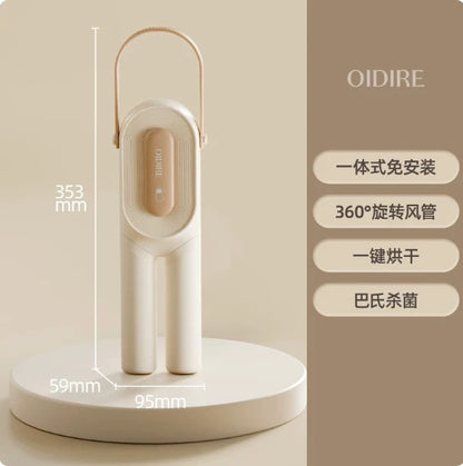 Portable Clothes Dryer Folding Mini Travel Laundry Drying Rack Household Electric Clothes Dryer