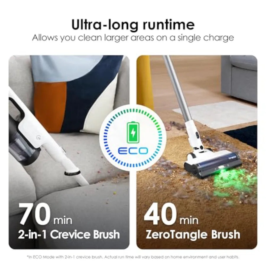 Stick vacuum cleaner for pet hair, carpet hard floor: Pure ONE Station 5 cordless smart vacuum with 2.5L auto dust base, full-p