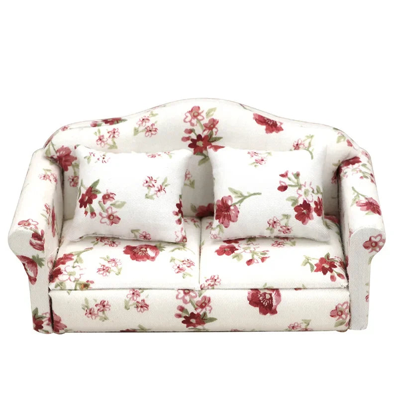 1:12 Mini Cute Dolls Sofa Pillows Set Simulation Dollhouse Furniture Toys Miniature Doll House Accessories Children Toys Gift