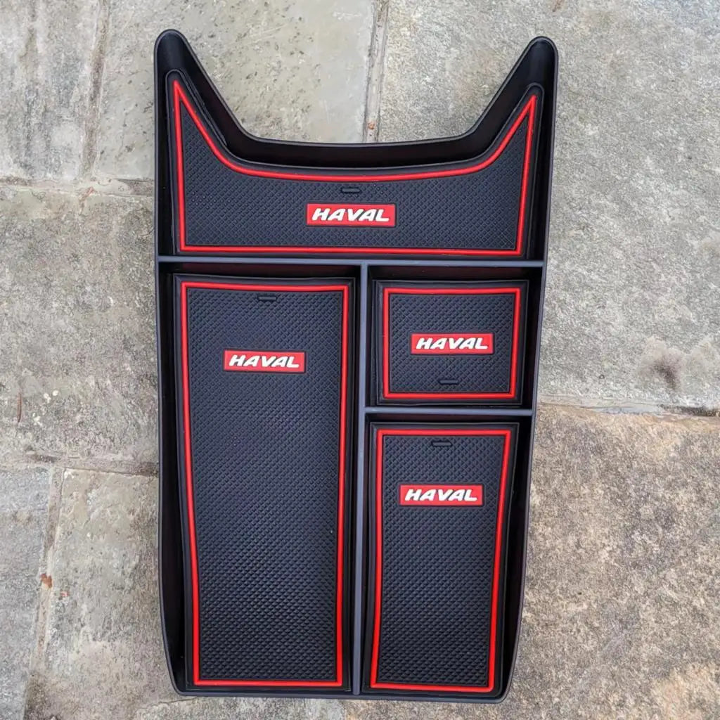 1Pc ABS New Car Under Center Console Armrest Storage Box For GWM HAVAL H6 2021-2024 ABS Cover Stickers Car Accessories