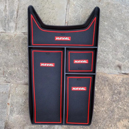 1Pc ABS New Car Under Center Console Armrest Storage Box For GWM HAVAL H6 2021-2024 ABS Cover Stickers Car Accessories