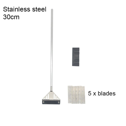 Aquarium Algae Remover Aluminum Alloy Stainless Steel Scraper Blade Fish Tank Glass Water Plant Grass Cleaning Tools Accessories
