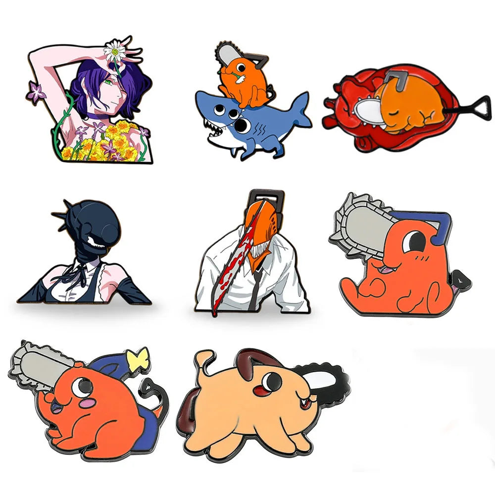Wholesale Anime Custom Brooches Enamel Pins Cartoon PCS Lapel Badges Animal Funny Jewelry Gifts for Kids Friends