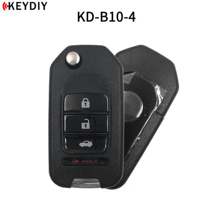 5pcs Keydiy KD B10 Universal Remote Key 3/4 Buttons B Series Car Remote Key for Honda Style KD900 KD900+ KD-X2 URG200 Mini