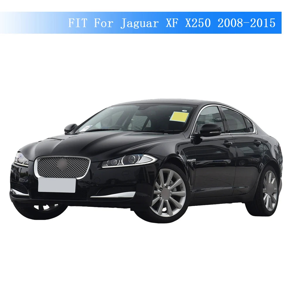 Glossy Black PVC Car Window Decorative Strip Sticker for Jaguar XF X250 2008-2015 Exterior Protection Accessory