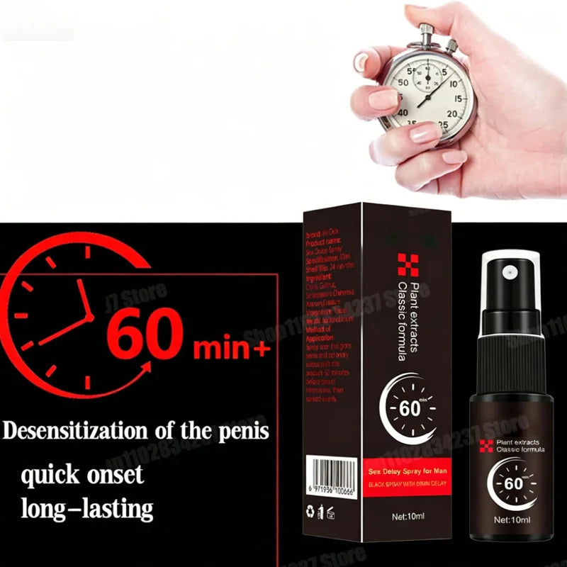 Stud Delay Spray for Men Adult Supplies Sex Products Male External Use Lasting Long 60 Minutes Penis Enlargment Prolong133