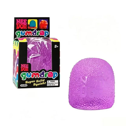 Needoh Gumdrop Fidget Toy Multicolored Raised Texture Bumpy Anti Stress Relief Mood Calming Relax ADHD Sensory Toy Leisure Gift