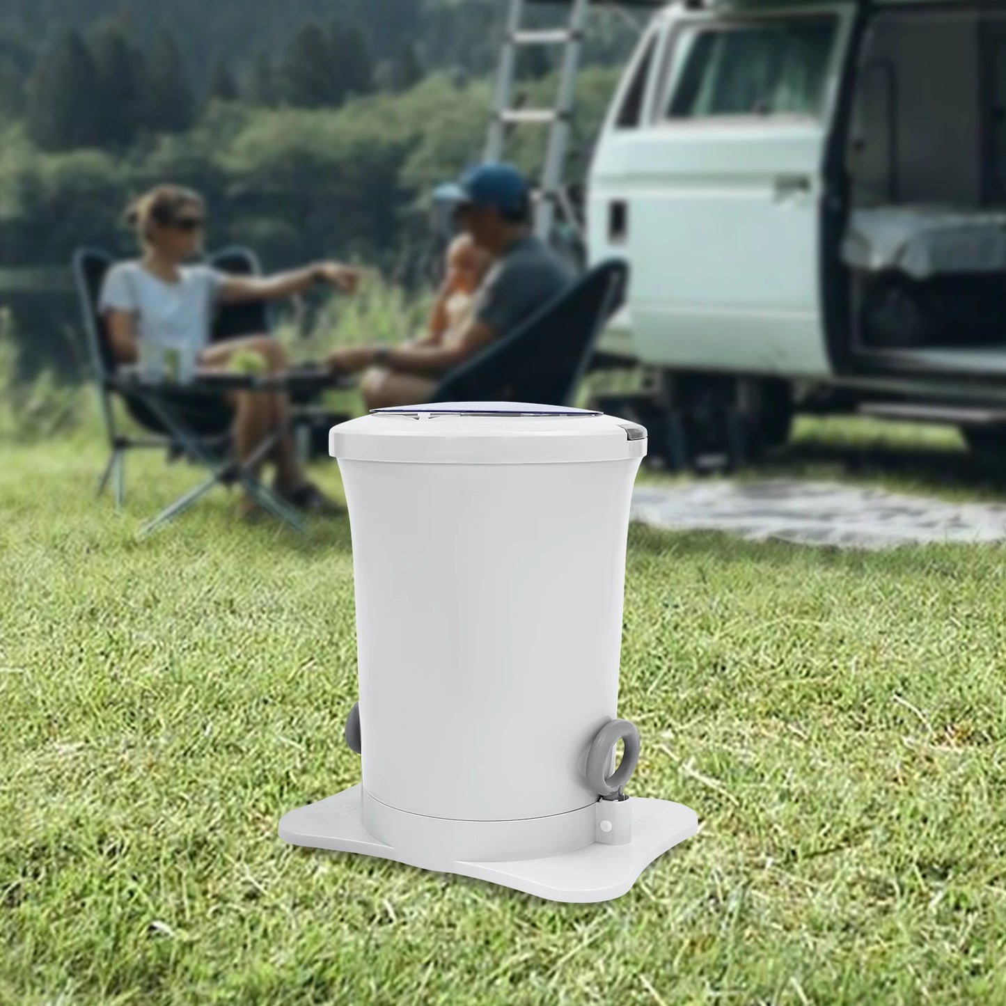 Modern Manual Laundry Dehydrator No Power Required Easy Operation Sturdy Durable Design Large Loading Capacity Efficient Water Removal For Thick Garments Beddings And Daily Clothes Compact Portable Spin Dryer