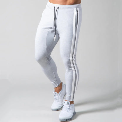 Black Joggers Sweatpants Men Casual Pants Gym Fitness Workout Sportswear Trousers Autumn Male Crossfit Running Sport Trackpants