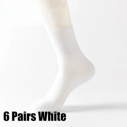 3/6Pairs Prevent Varicose Veins Socks Mens Diabetics Patients Cotton Loose Mouth Sock Man Women Comfort Meias