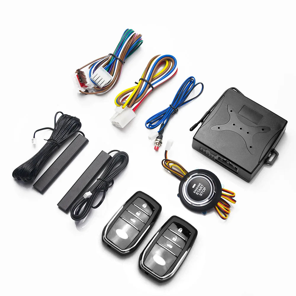 Car Alarm Modification Start Stop Ignition Button Keyless Entry Remote Start  Turn Signal Indicator Universal Accessorie